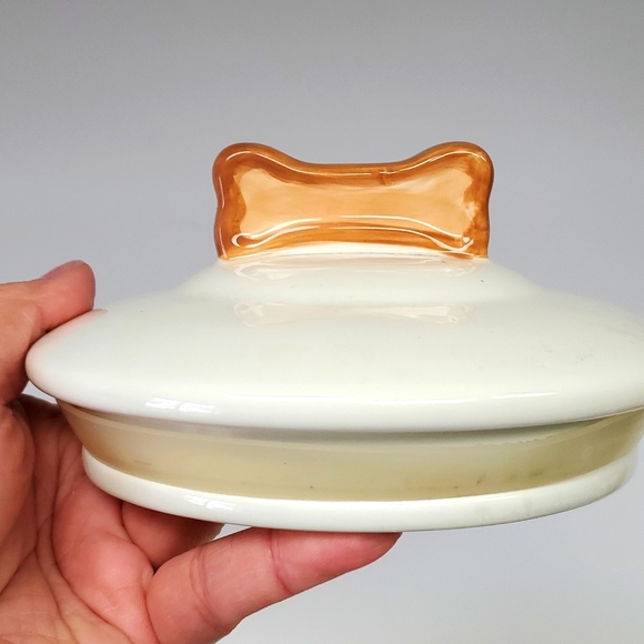 Hand painted 9.5” ceramic dog treat/cookie jar - Picture 5 of 9